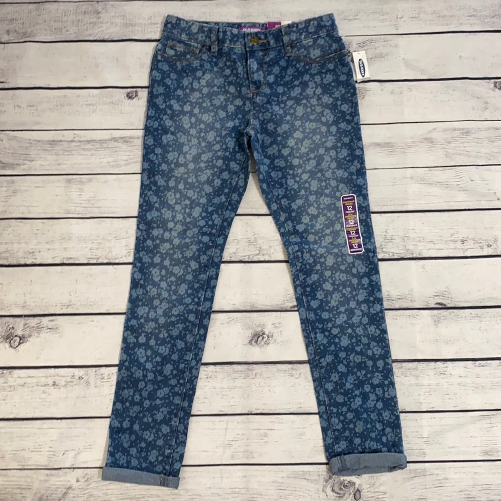 Old Navy Boyfriend Skinny Jeans Girls 12 Stretch